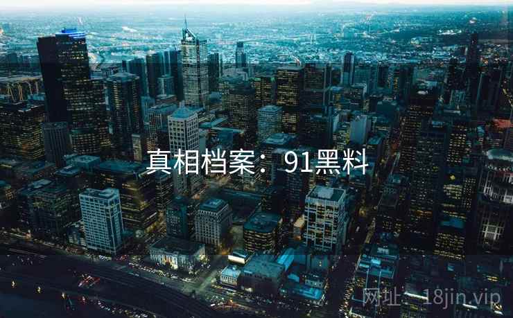 真相档案：91黑料